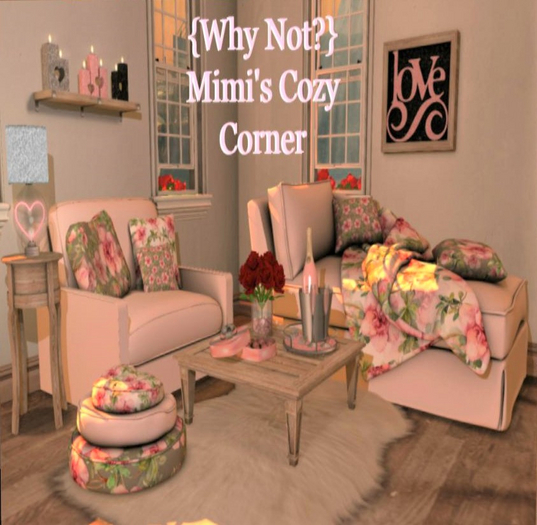 Second Life Marketplace 03{Why Not?} Mimi's Cozy Corner Table